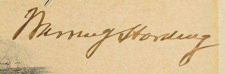Lot #91 Warren G. Harding Signed Document - Image 2
