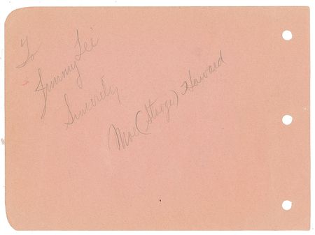 Lot #723 Three Stooges Signatures - Image 2