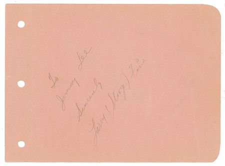 Lot #723 Three Stooges Signatures - Image 3