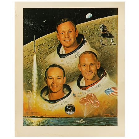 Lot #395 Apollo 11 Print - Image 4