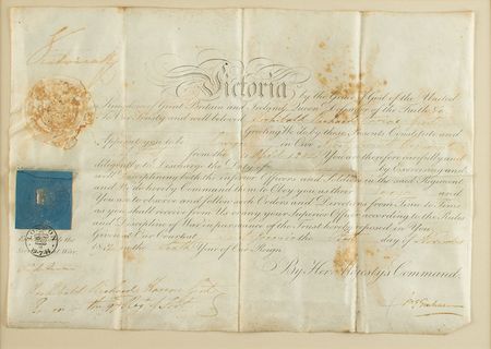 Lot #303 Queen Victoria Signed Document - Image 1