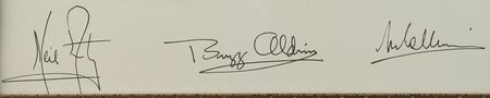 Lot #396 Apollo 11: Rare foil print signed by the Apollo 11 crew - Image 3