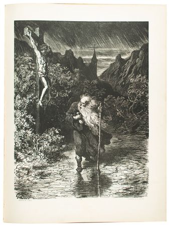 Lot #466 Gustave Dore Book: 'The Wandering Jew' Book - Image 3