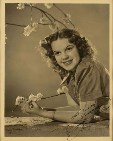 Lot #713 Judy Garland Signed Photograph - Image 1