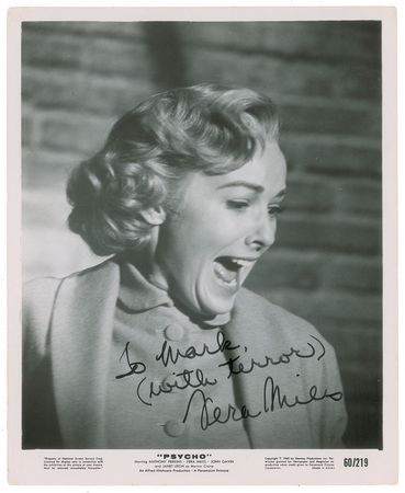Lot #826 Psycho: Perkins and Miles Signed Photographs - Image 2