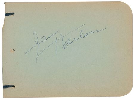 Lot #714 Jean Harlow Autograph Album - Image 1