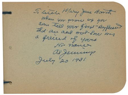 Lot #714 Jean Harlow Autograph Album - Image 3