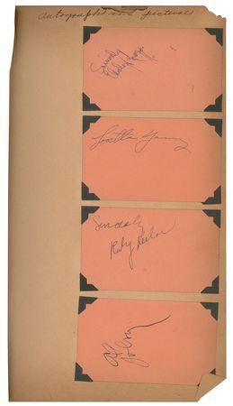 Lot #787 Hollywood Autograph Album - Image 1