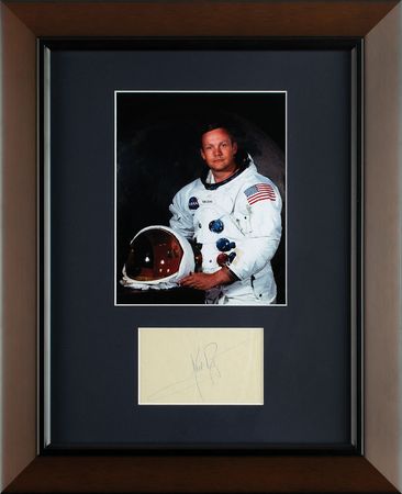 Lot #408 Neil Armstrong Signature - Image 1