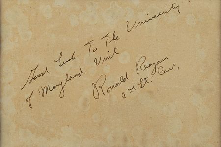 Lot #123 Ronald Reagan Signature - Image 2