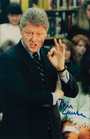 Lot #76 Bill Clinton Signed Photograph - Image 2