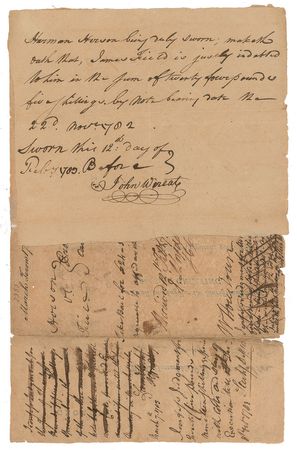 Lot #181 George Walton Signed Document - Image 2