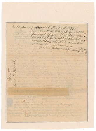 Lot #141 Josiah Bartlett Signed Document - Image 2