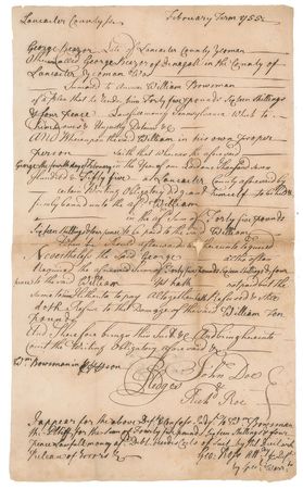 Lot #173 George Ross Signed Endorsement - Image 1