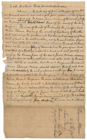 Lot #151 Benjamin Harrison Signed Document - Image 2