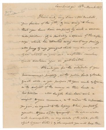 Lot #148 Elbridge Gerry Handwritten Letter Signed - Image 1