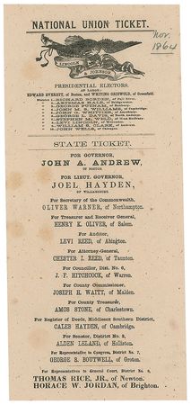 Lot #108 Abraham Lincoln: Otis J. Andrews: 