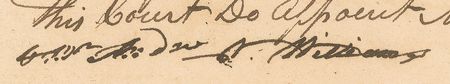 Lot #183 William Williams Signed Document - Image 2