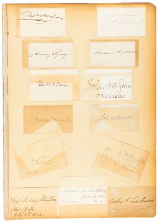 Lot #215 Historic Figures: Incredible 19th century autograph album, featuring Bell, Edison, Pasteur, Tolstoy, Twain, and Verdi - Image 3