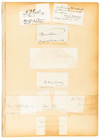 Lot #215 Historic Figures: Incredible 19th century autograph album, featuring Bell, Edison, Pasteur, Tolstoy, Twain, and Verdi - Image 5