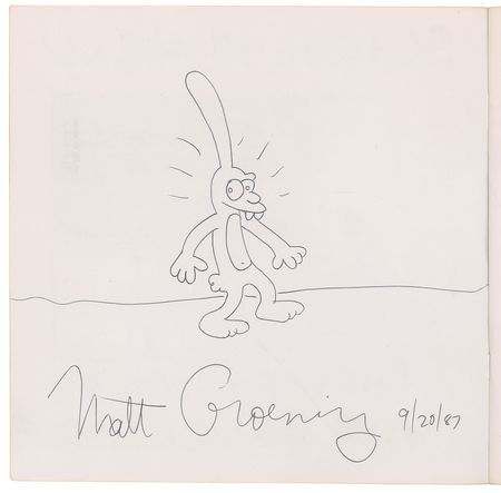 Lot #488 Matt Groening Book - Image 1