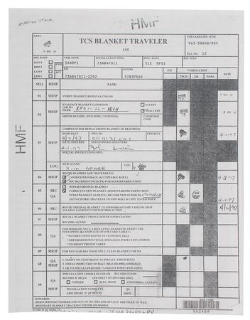 Lot #4430  Space Shuttle Columbia Multi-Layer Insulation - Image 3