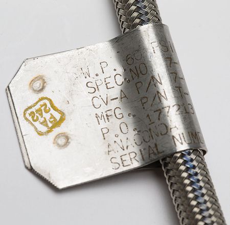 Lot #4539  Atlas Rocket Engine Oxidizer Hose - Image 3