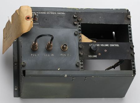 Lot #4562  Aircraft Avionics Mounting Frame with Raymond Flight Recorder - Image 1