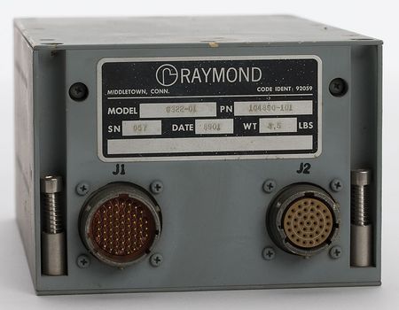 Lot #4562  Aircraft Avionics Mounting Frame with Raymond Flight Recorder - Image 2