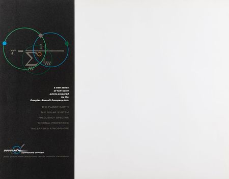 Lot #4694  Douglas Aircraft Company Earth and Solar System Prints - Image 2