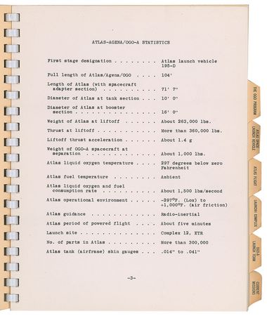 Lot #4530  General Dynamics Atlas OGO-A SLV Publication - Image 1