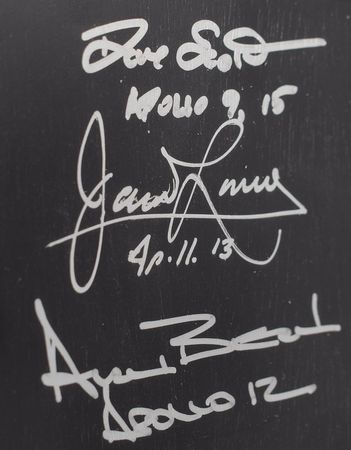 Lot #4107  Apollo Astronauts Signed Command Module Model - Image 4
