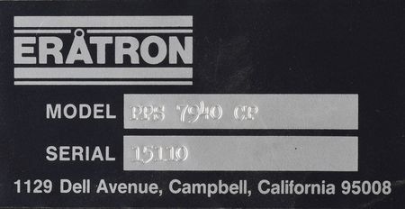 Lot #4540  Bafco Frequency Response Analyzer from Rockwell Downey and Plasma Power Supply Panel - Image 3