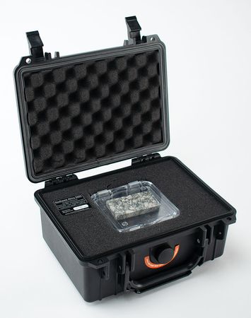 Lot #4569  Northwest Africa (NWA) 5000 Lunar Meteorite Part Slice “The Monolith” - Image 5