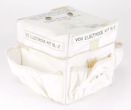 Lot #4374  Skylab I Flown Vectorcardiogram Electrode Kit - Image 1