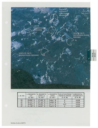 Lot #4148  Apollo 10 Flown Earth Photo Map - Image 2
