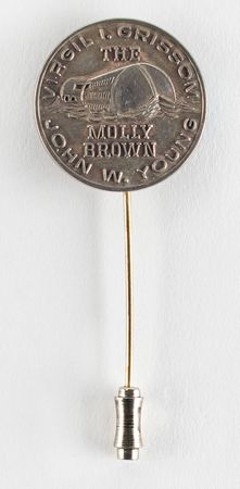 Lot #4049 Gus Grissom's Gemini 3 Flown Fliteline Medallion - Image 1