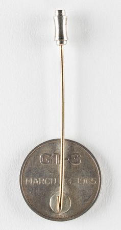 Lot #4049 Gus Grissom's Gemini 3 Flown Fliteline Medallion - Image 2