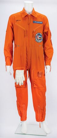 Lot #4388 Ernst Messerschmid's Zero-Gravity Flown Training Suit - Image 1