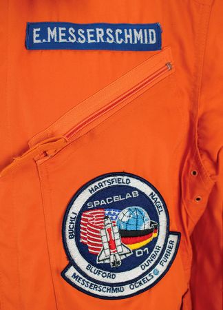 Lot #4388 Ernst Messerschmid's Zero-Gravity Flown Training Suit - Image 3