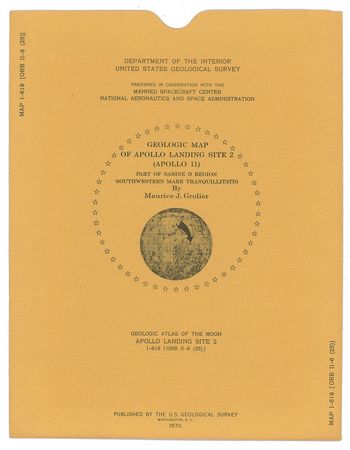 Lot #4191  Apollo 11 Geologic Map of Lunar Landing Site - Image 1