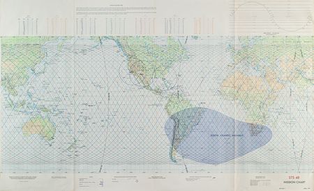 Lot #4401  Space Shuttle Mission Charts Group of (6) - Image 1
