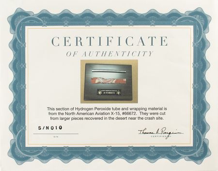 Lot #4502  X-15 Flown Components - Image 2