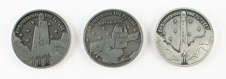 Lot #4519  SpaceX Employee Medallion Set - Image 1