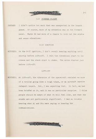 Lot #4263  Apollo 14 Technical Crew Debriefing - Image 2