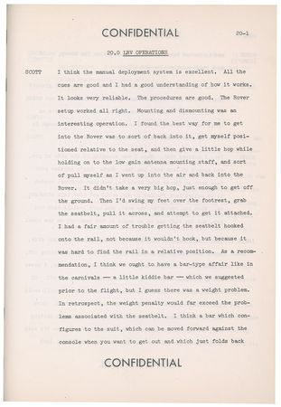 Lot #4284  Apollo 15 Group of (3) Technical Crew Debriefings - Image 2