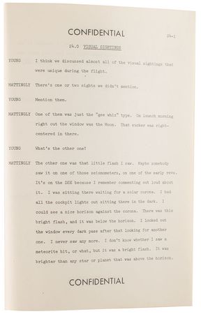 Lot #4309  Apollo 16 Technical Crew Debriefing - Image 4