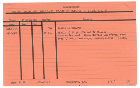 Lot #4355  NASA Astronaut Fitting Cards - Image 10
