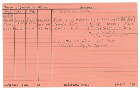 Lot #4355  NASA Astronaut Fitting Cards - Image 12