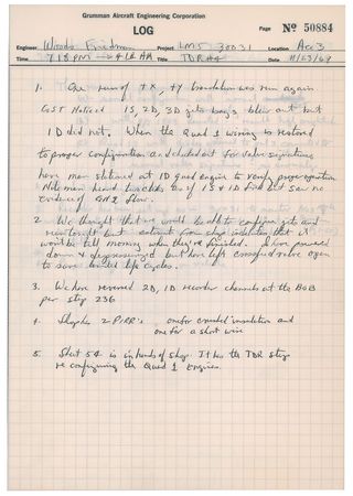Lot #4167  Apollo 11 Grumman Lunar Module Logbook - Image 2